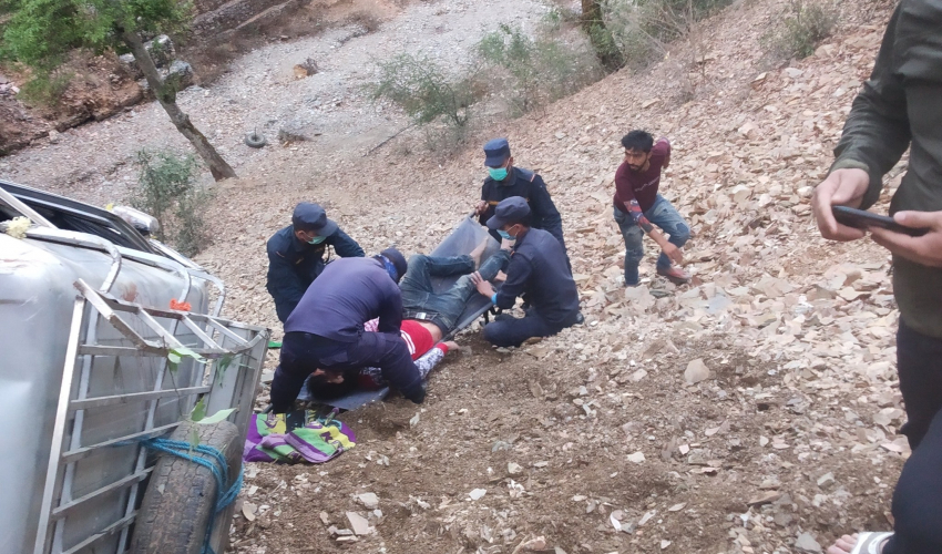 बैतडीमा जिप दुर्घटना हुँदा १ जनाको मृत्यु, ११ जना घाइते