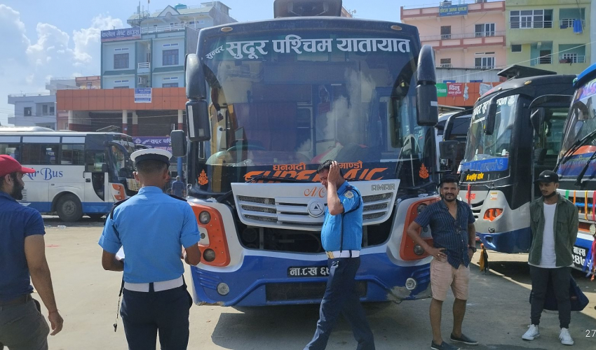 सुदूरपश्चिममा यान्त्रिक अवस्था जाँचले घटायो सवारी दुर्घटना